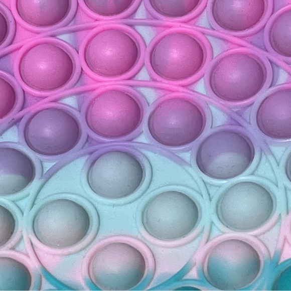 EUC Kids’ Sensory Pop It Fidget Rainbow Crossbody Bag - Picture 6 of 13